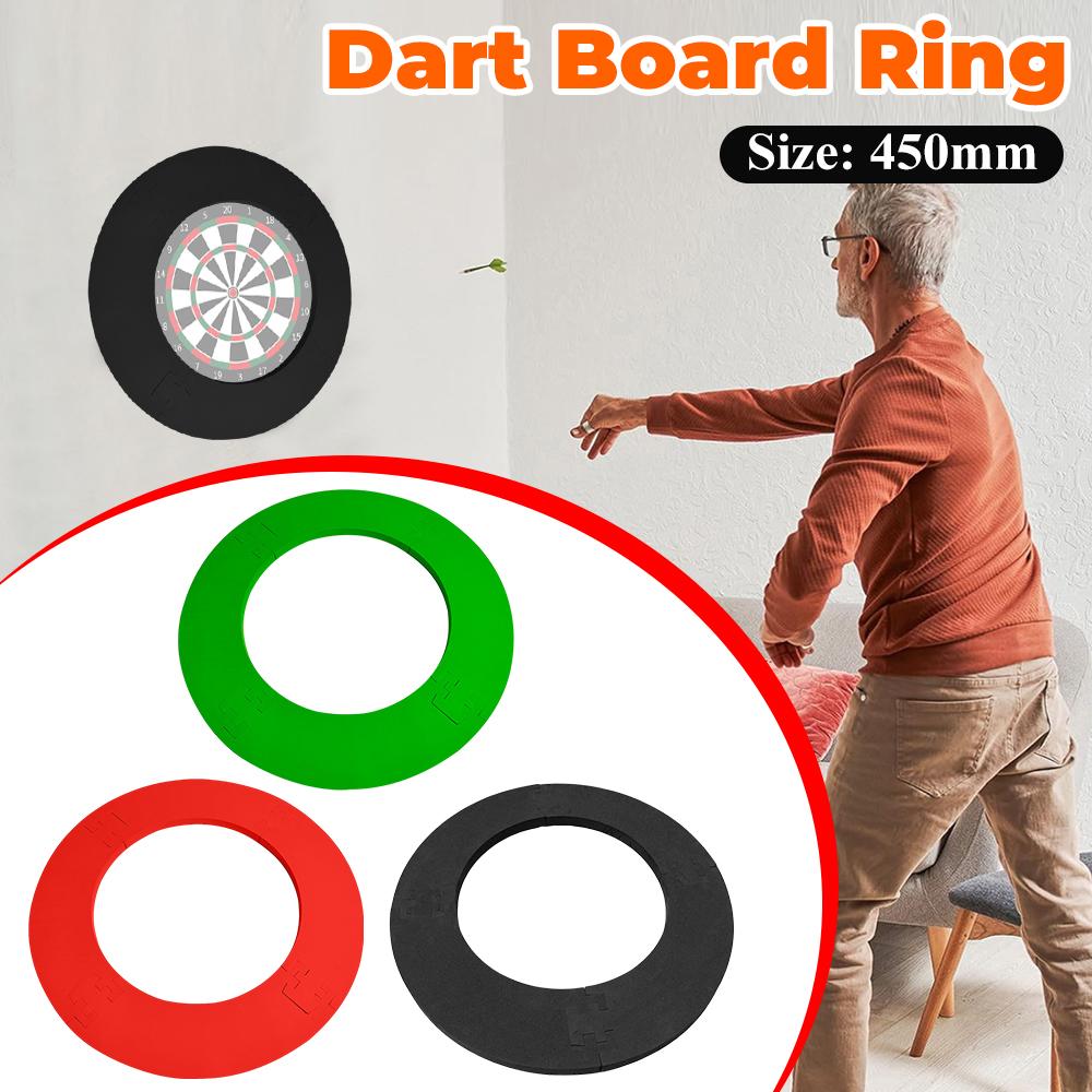 EVA Dartboard Surround Dart Board Protection Ring Jigsaw Ring Design Wall Dart Backboard Ring Removable Dartboard Surround Ring