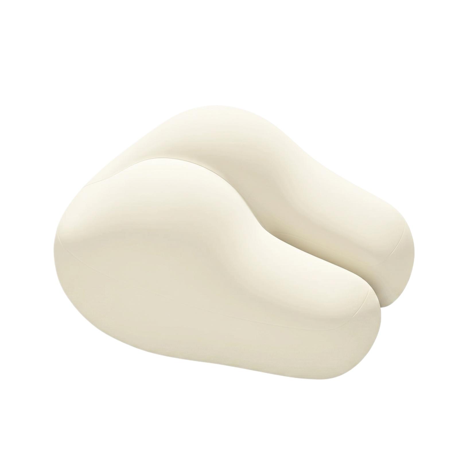 

Ergonomic Buttock Contour Leg Pillow Cushion for Hip Elevation and Knee Support Memory Foam Orthopedic Cushion One Size бежевый
