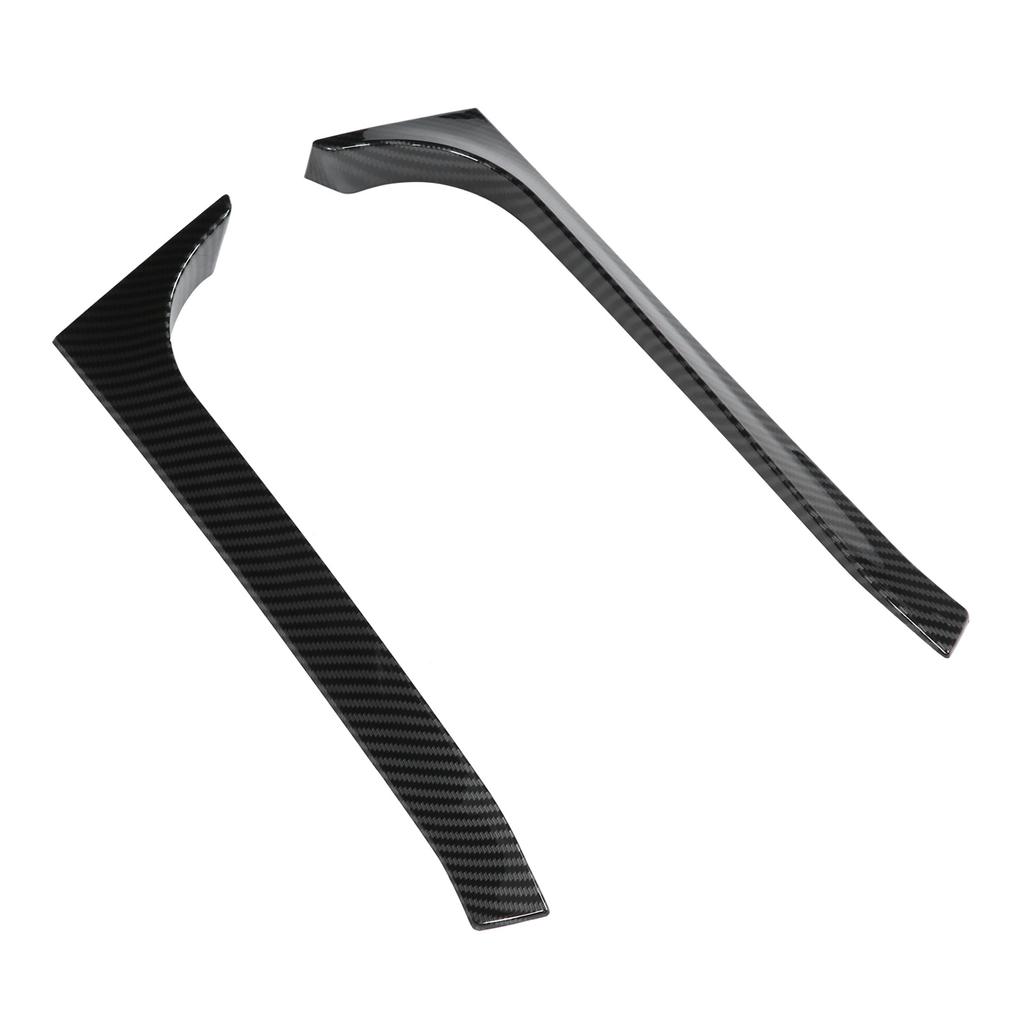 2pcs Rear Window Side Spoiler Canard Wing Carbon Fiber Style Car Modification Accessory