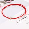 Love Heart Charm Bracelets for Men Women Lovers' Handmade Adjustable Wish Good Lucky Red String Couple Bracelet Friendship Jewel