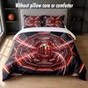 AC Milan Design Bed Bedding Set 1 Duvet Cover + 2 Pillowcases Soft Breathable Household Bed Linens