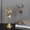 European Retro Deer Head Ornament: Creative Antler Decor for Living Room or Wine Cabinet