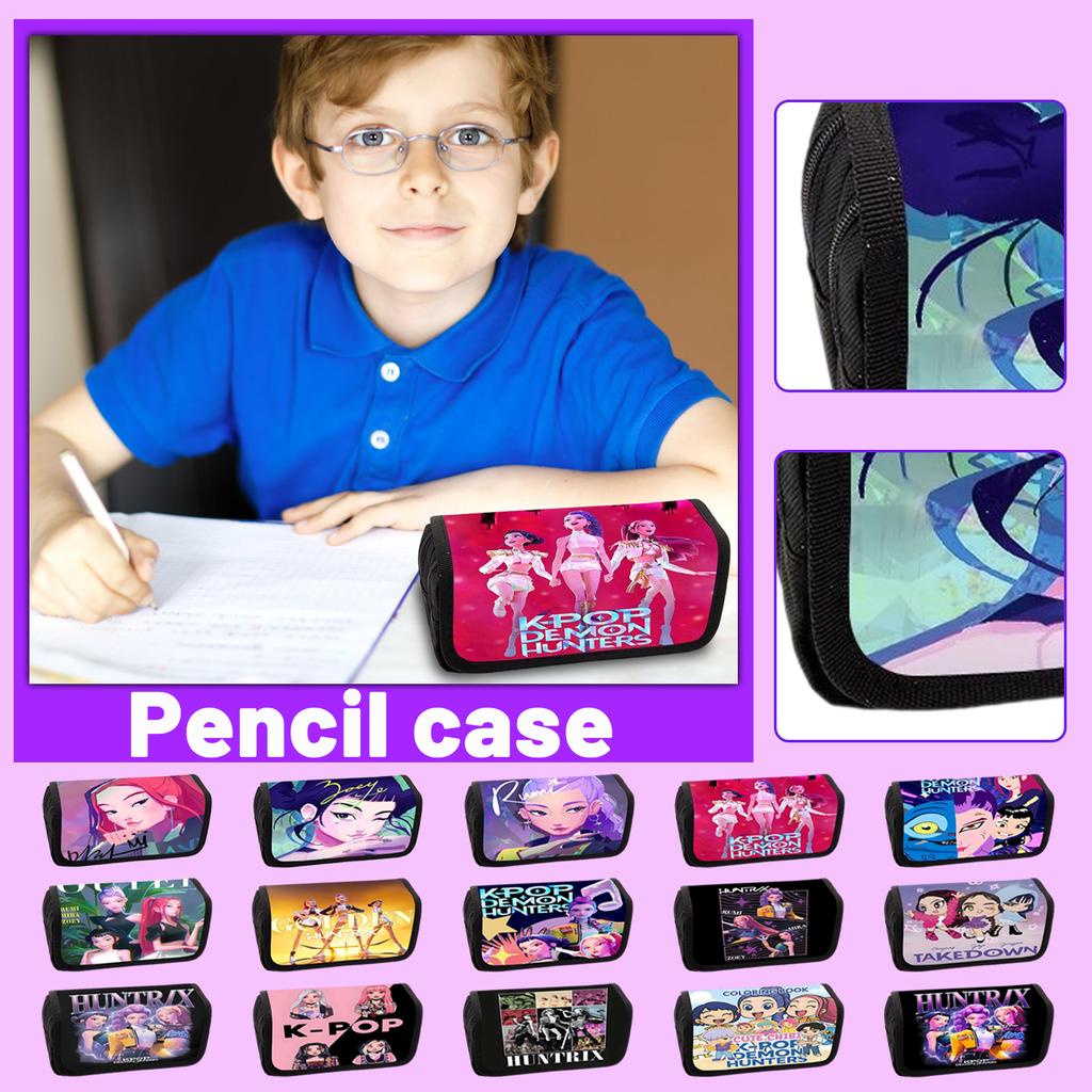 Pildspalvu penālis Pildspalvu penālis pamatskolas un vidusskolas skolēniem Ūdensizturīgs Apdrukāts Multfilmu Lielas ietilpības Vāciņa Pildspalvu penālis