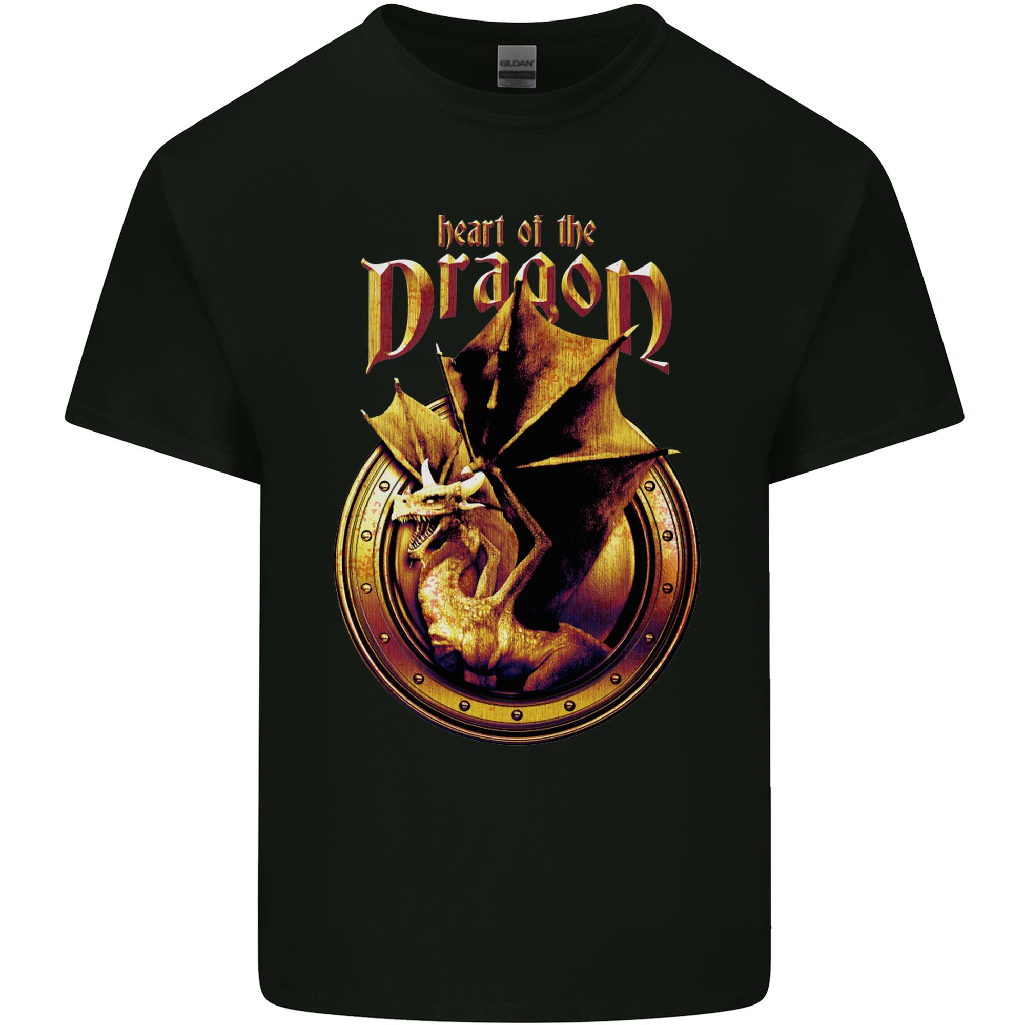Heart of the Dragon Fantasy Unisexs Light Cotton TShirt S