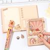 1Pcs Cartoon Cute Notebook Creative Funny Capybara Shake Notebook Interesting Decompression Portable Color Inner Page Notebook
