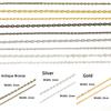 5Meters Metal Link Chains Multi Color Bulk Necklace Bracelet Chain Accessory for DIY Jewelry Making Findings Supplies Wholesale