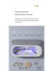 Compact Ultrasonic Cleaner with UV Sterilization for Glasses and Jewelry