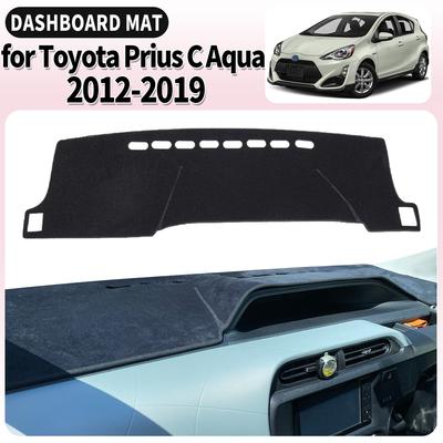 Fit for Toyota Prius C Aqua 2012 2013 2014- Car Dashmat Dashboard Cover Pad Accessories DashMat Sunshade Protective Carpet