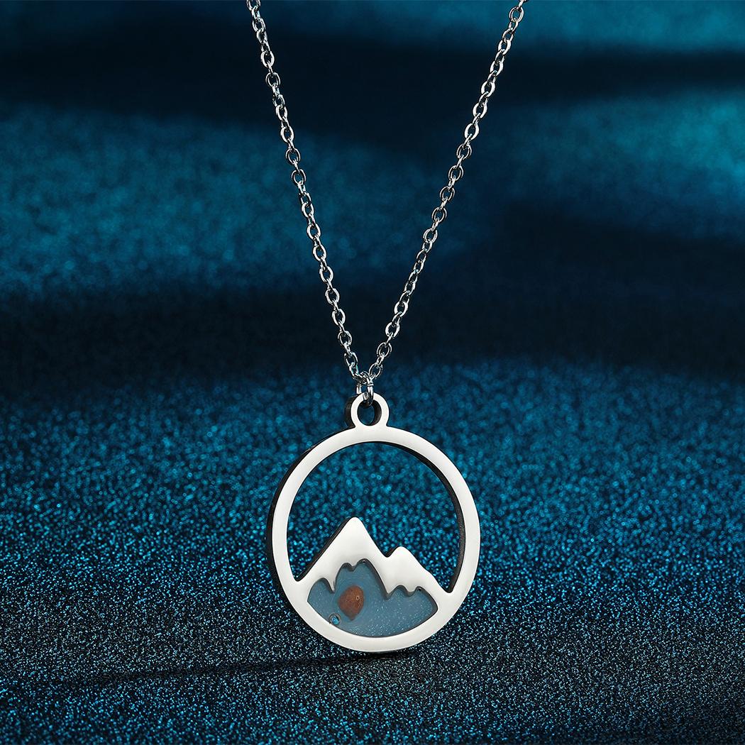 

Kinitial April Mother s Day Gift Stainless Steel Delicate Mustard Seed Necklace, Move Mountains, Christian Jewelry, Mustard Seed срібний