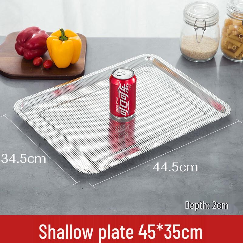 WUHE 304 Stainless Steel Rectangular Draining Tray