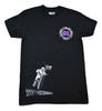 MTV Mens Music Television 1981 Mondmann Astronauten Logo Schwarzes T-Shirt Neu S, M