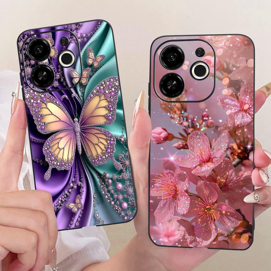For Tecno Pop 9 5G Case KL4 New Luxury Painted Cover For Tecno Spark 30C 5G KL8H Soft Silicone Case For Tecno Spark 30 5G Fundas