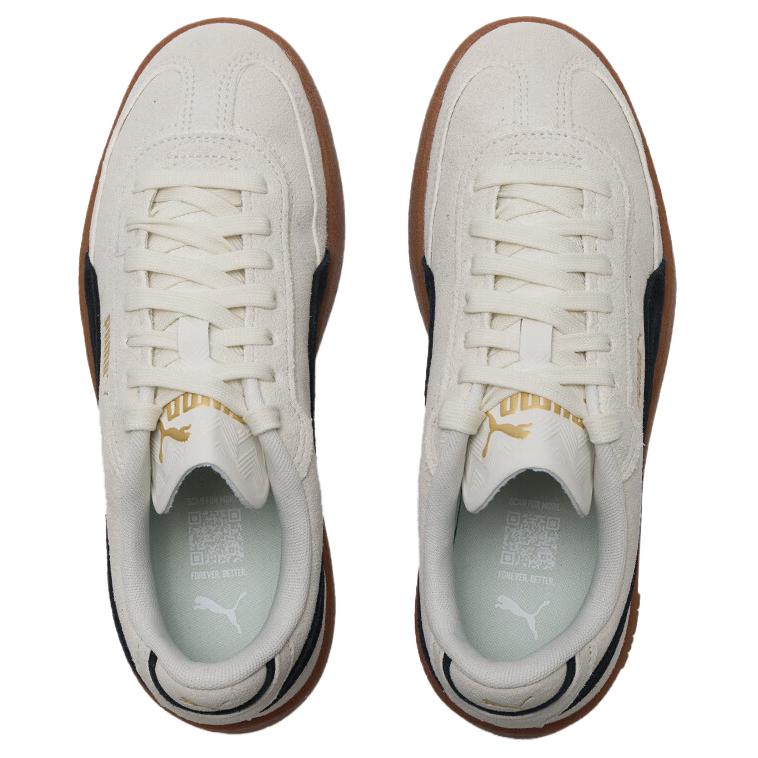 Puma Club II Era Modă Casual Versatilă Absorbție Șoc Durabil Ușor Respirabil Pantofi Skate Low-Top Unisex sneaker Bej Negru 400717-10