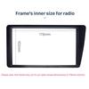 NEW-Top Double 2 Din Car Radio Fascia for 2001-2005 Honda Civic LHD Dash Mount DVD Frame Auto Stereo Adaptor