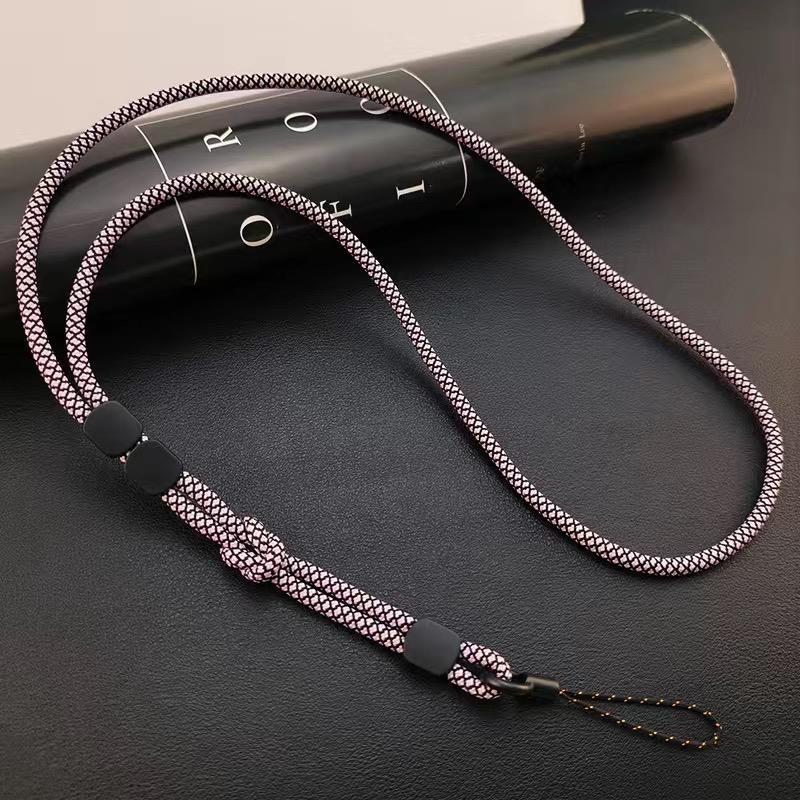 Long Neck Hanging Chain Hand-woven Mobile Phone Lanyard Strong Adjustable Dual-use Lanyard Phone Anti-lost Strap
