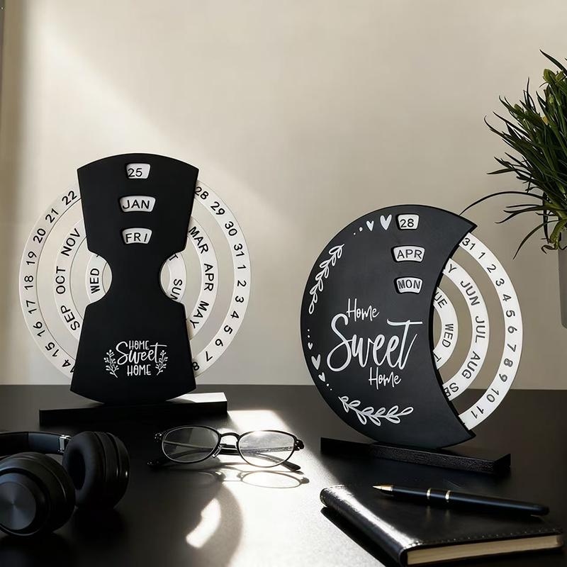 Fashionable Creative Ferris Wheel Calendar Ornament Rotatable Office Desktop Ornament Give Good Friend Remembrance Gift
