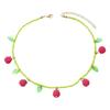 Acrylic Beaded Necklace Featuring Raspberry For Everyday Fashions Accessory Great For Gift Giving And Casual Wear