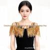 Stylish Summer Sequin Mesh Shawl Cape - Sun Protection Qipao Bolero Top