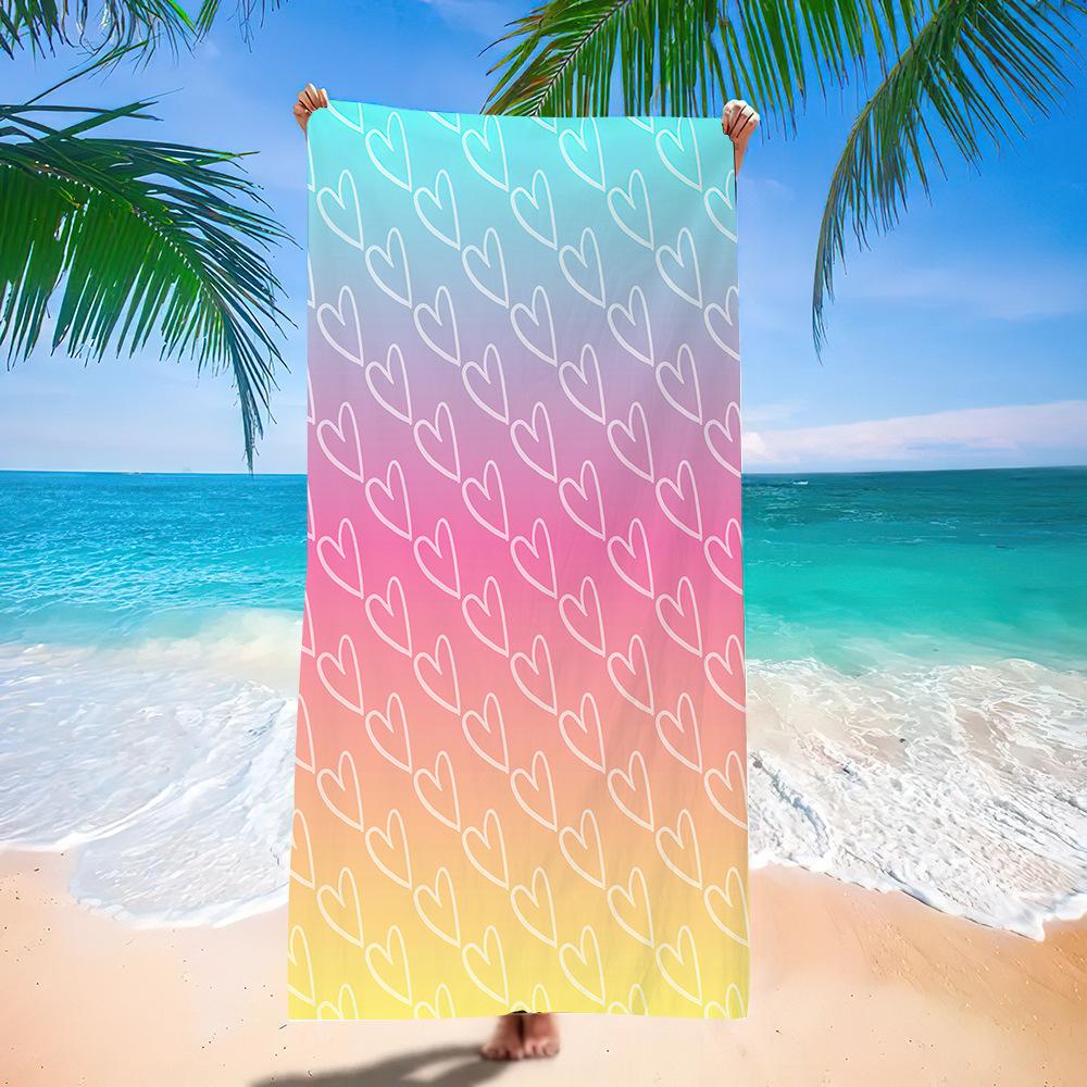 Popular Beach Towels, Mermaid Beach Towels, Multi-Functional Microfiber Quick-Drying Absorbent Beach Towels