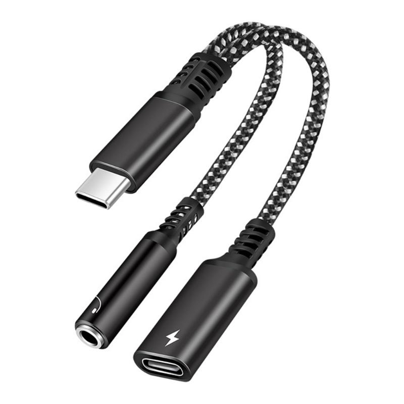 Simultaneous Charging And Sound USB C Adapter For Clear Sound On Phone And Devices