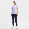 FILA Fitness Fashion Casual Sports Ice Silk Quick-Dry Round Neck Short Sleeve T-Shirt Women Tops Sage-Purple A11W421115FVT