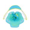 Baby Swim Ring Double Gasbag Rollover Protection Baby Pool Float Ring with Sun Protection Canopy