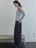 Elssibeui Pocket Wide Cotton Pants_Charcoal