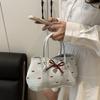 Stylish Bow Shoulder Bag Leisure Women's Handbags Ins Style Bowknot Bucket Bag  Outfits