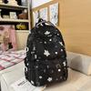 Schoolbag Japanese Ins New High-value Cute Casual Backpack Female Multi-compartment Junior High School Students Light and Sweet Backpack