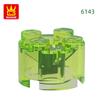 Non-Toxic 98Pcs/Lot 6143 3941 Cylindrical Block Moc 2X2 Parts Compatible With Arc-Shapes Brick Diy Children'S Assembly Toys Gift Box
