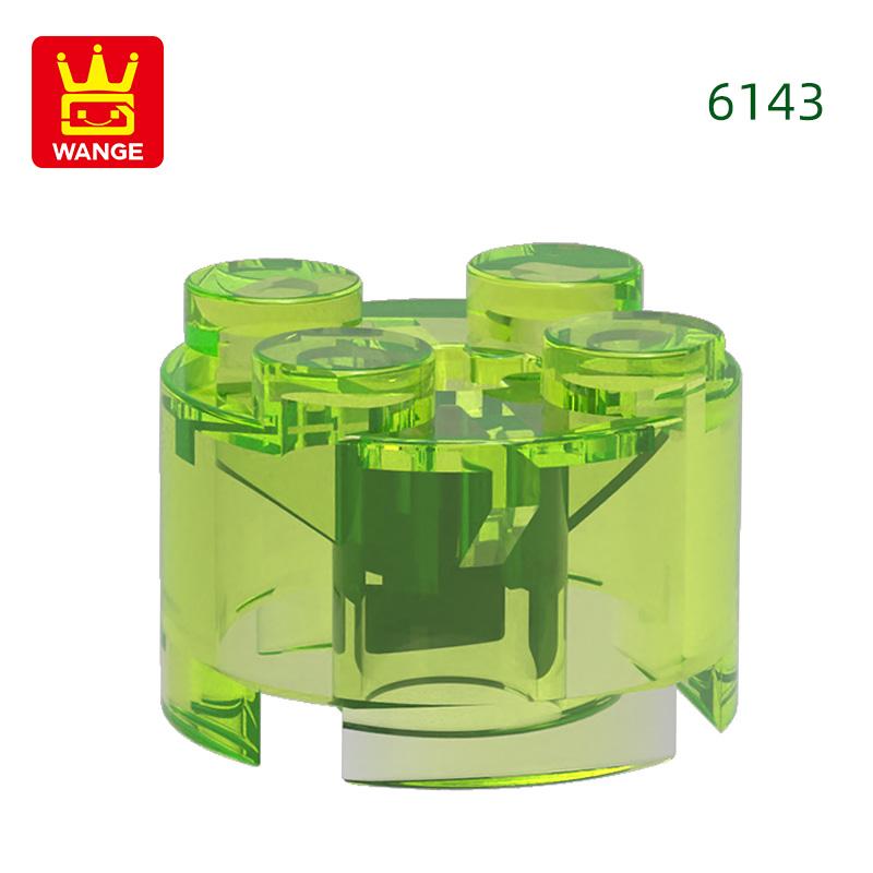 Non-Toxic 98Pcs/Lot 6143 3941 Cylindrical Block Moc 2X2 Parts Compatible With Arc-Shapes Brick Diy Children'S Assembly Toys Gift Box