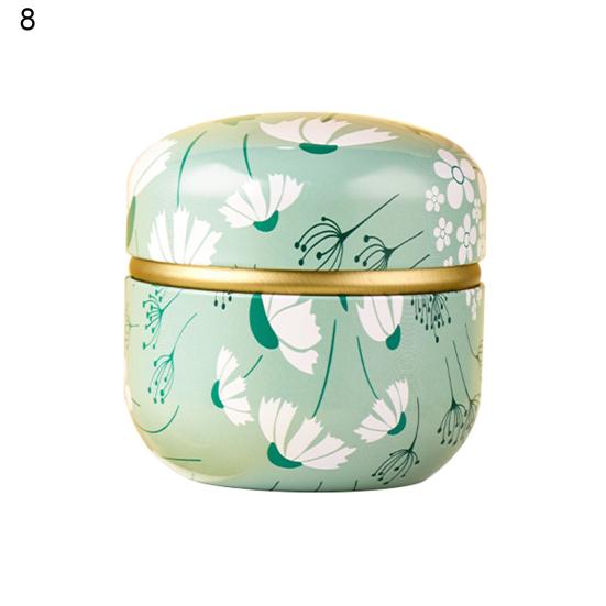 Tea Holding Jar Wide Application Bright-colored Multicolor Attractive Sturdy Anti-cracking Chocolate Can for Home