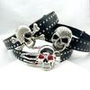 Girl Glittered Waist Belt Street Dance Jeans Belt Decorative Studded Skull Belt