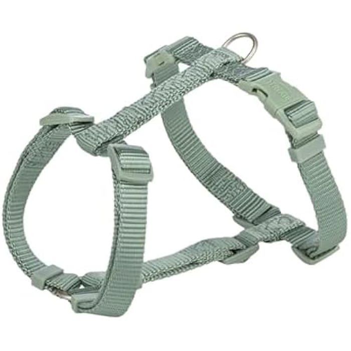 Harnais - TRIXIE - Harnais Premium H - Vert Sauge - Confort Optimal - Pour Chien