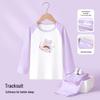 Girls' Long-Sleeve Cotton Blend Pajama & Lounge Set