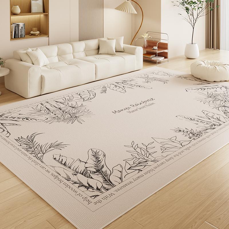 

VIKAMA Light Luxury Premium Loop Pile Carpet Living Room Full-Length Large Area Floor Mat Bedroom Bedside Rugs Home Decoration 80X120CM (2.6X3.9FT