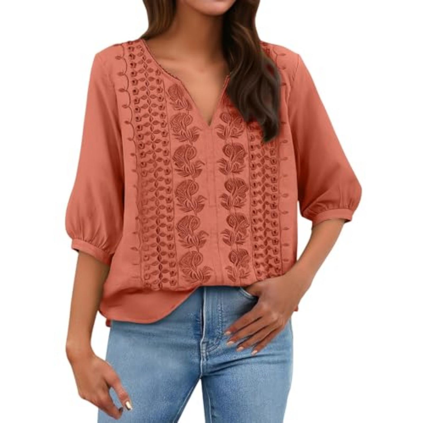 

Women s Fashionable Casual Top S шафрановий