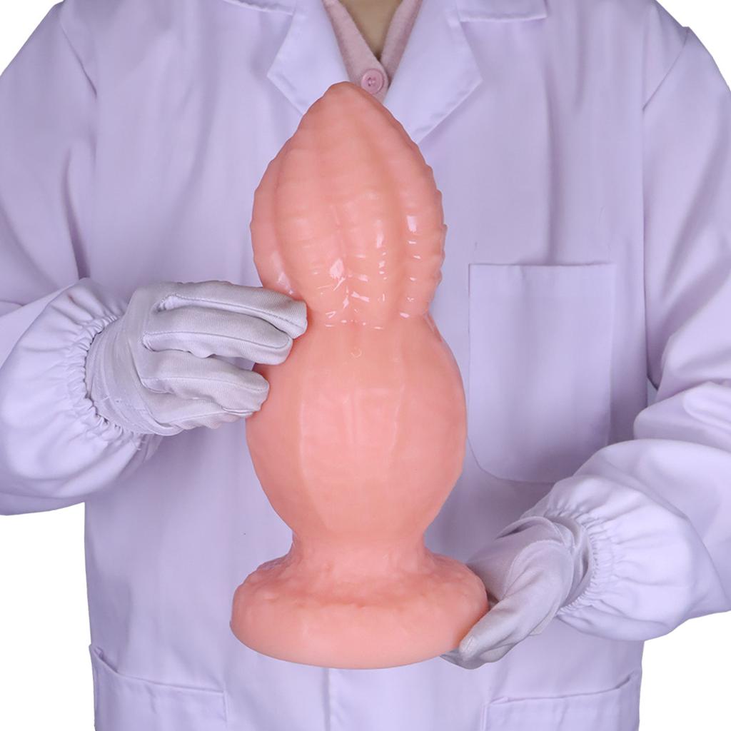 Extra Großer PVC Weicher Dildo Fisting Analplug Masturbator Saugfuß Analdilatator Erwachsenen Sexspielzeug Großer Schwanz Strap-on Penis