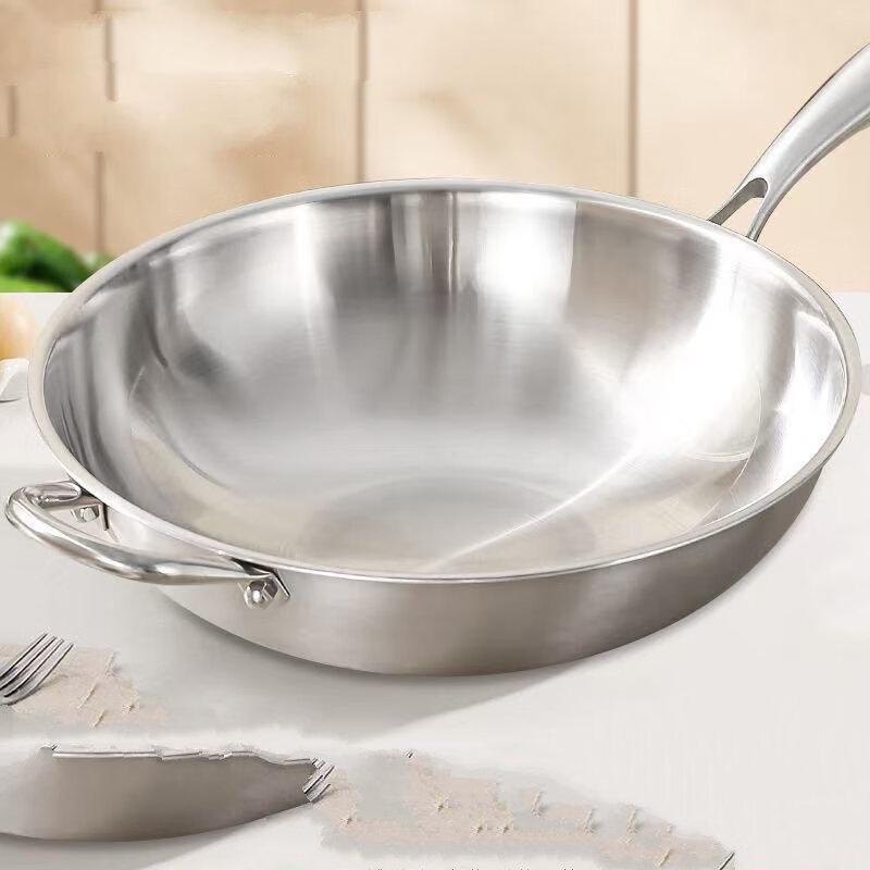 ZISIZ 304 Edelstahl Wok