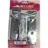 Securit Chrome Scroll Bathroom Handles (1 Pair)