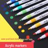 Children's Back-to-School Acrylic Markers - Waterproof, Layerable DIY Hand-Painted Watercolor Pens
