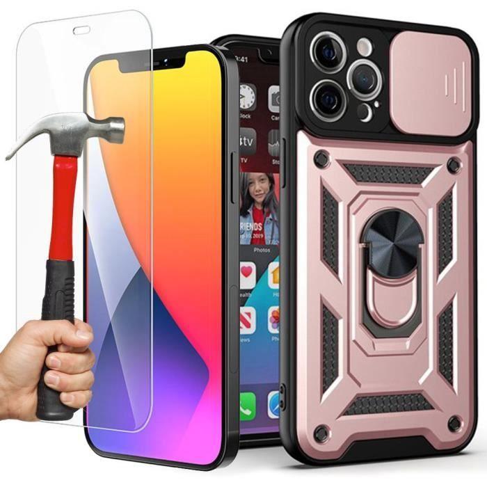 Protective Case - PROSHOP - for iPhone 13 Pro Max - Pink - Shockproof - Magnetic Stand