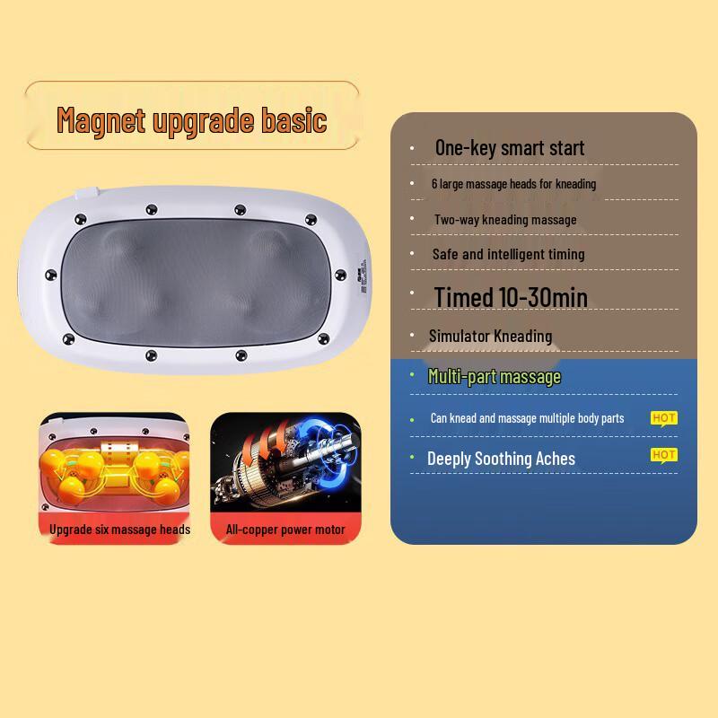 Enlong Automatic Bianstone Neck, Waist, and Abdominal Massager