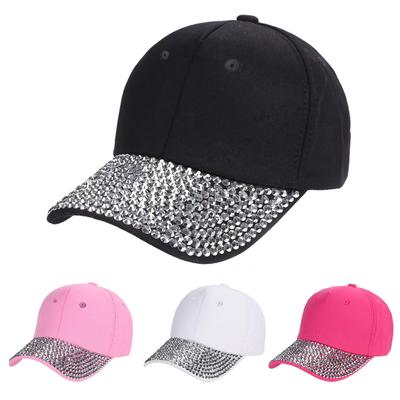 Kadın Günlük Yeni Moda Beyzbol Şapkası Taşlı Şekilli Snapback Şapka