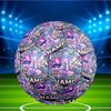 Custom Name Personalized Kpop Demon Hunter Print Size 5 Soccer Ball Training & Match Football, for Team, Kicking, Gift for Football Enthusiasts
