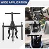 1Pcs Inner Bore Bearing Puller 3-Jaws Labor-saving Gear Extractor Disassembly Puller Motorcycle Tripod Disassembly Assembly Tool