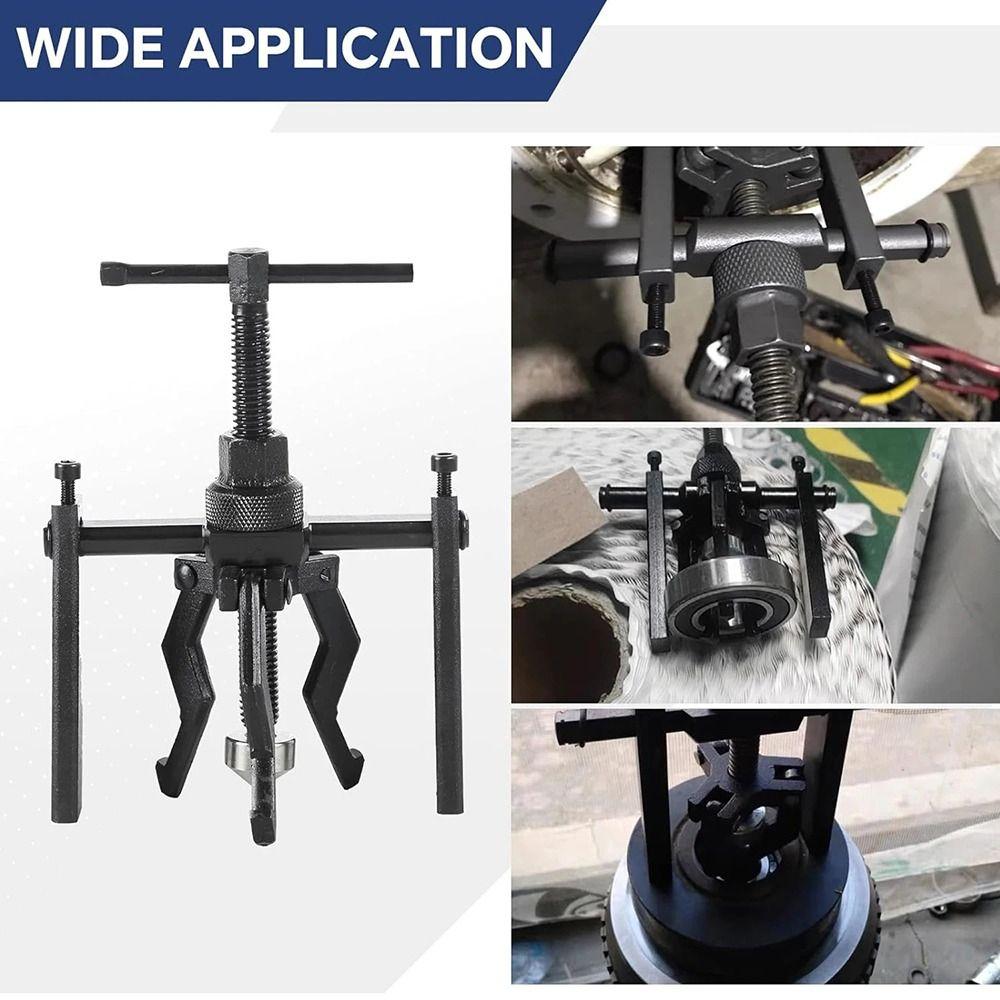 1Pcs Inner Bore Bearing Puller 3-Jaws Labor-saving Gear Extractor Disassembly Puller Motorcycle Tripod Disassembly Assembly Tool