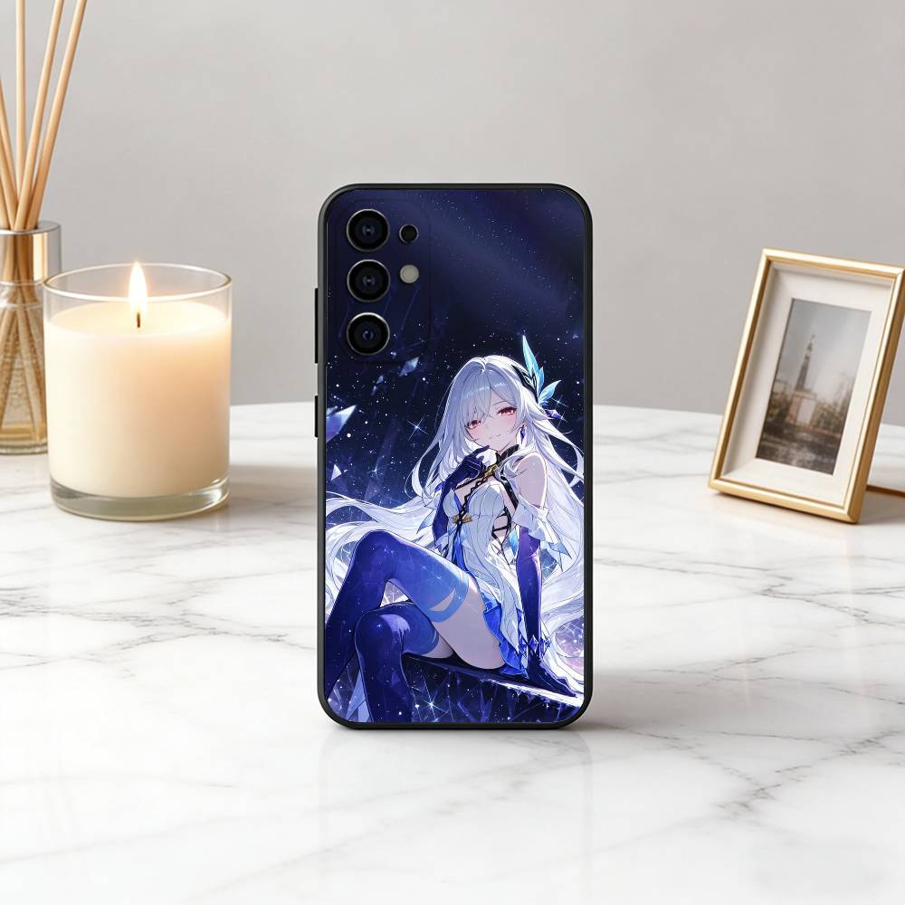 Cool G-GENSHIN IMPACT S-Skirks-GPS Phone Case For Samsung S25,S24,S21,S22,S23,S30,Ultra,S20,Plus,Fe,Lite,Note,10,Black Cover