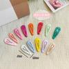 3cm Oil Drop Baby BB Clip Glossy Simple Cute Children's Small Non-Damaging Hair Clip Side Bangs Clip