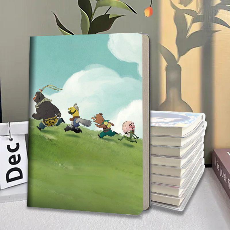 Langlangshan Little Monster Notebook: Durable Plastic Cover, Thick Pages, for Middle & Primary School Students